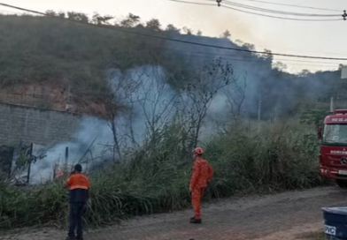 Defesa Civil de Porciúncula atende 10 ocorrências de queimadas em menos de um mês