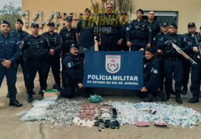 GRANDE APREENSÃO DE DROGAS É REGISTRADA NO BAIRRO PIMENTEL MARQUES, EM BOM JESUS DO ITABAPOANA