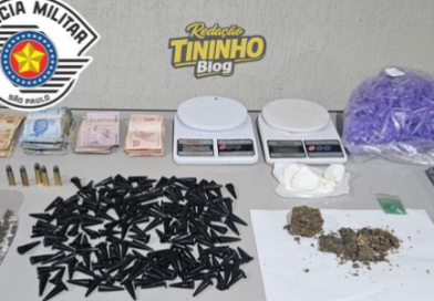 29º BPM APREENDE CENTENAS DE UNIDADES DE DROGAS NO BAIRRO PIMENTEL MARQUES, EM BOM JESUS DO ITABAPOANA